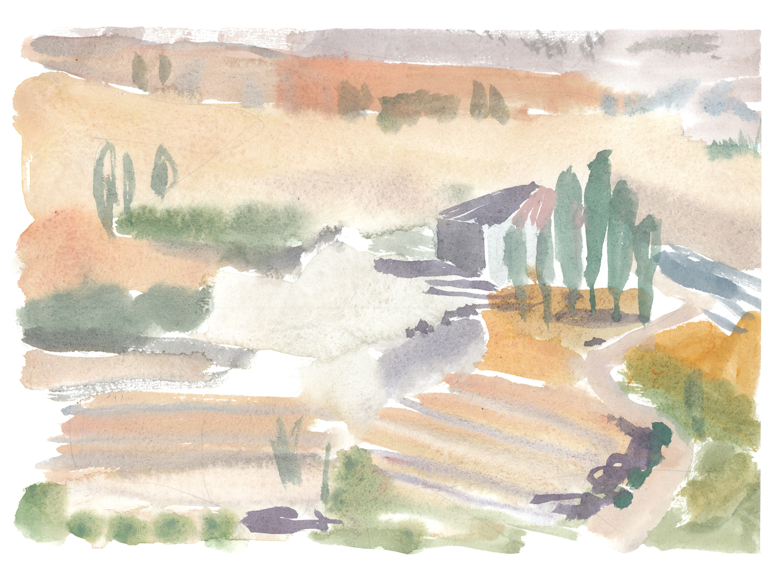 NANIMARQUINA 2019 Pol Montserrat illustrations A new collaboration with Nanimarquina. We created a series of watercolor illustrations to convey the aesthetic values and tone of the new rug collections.