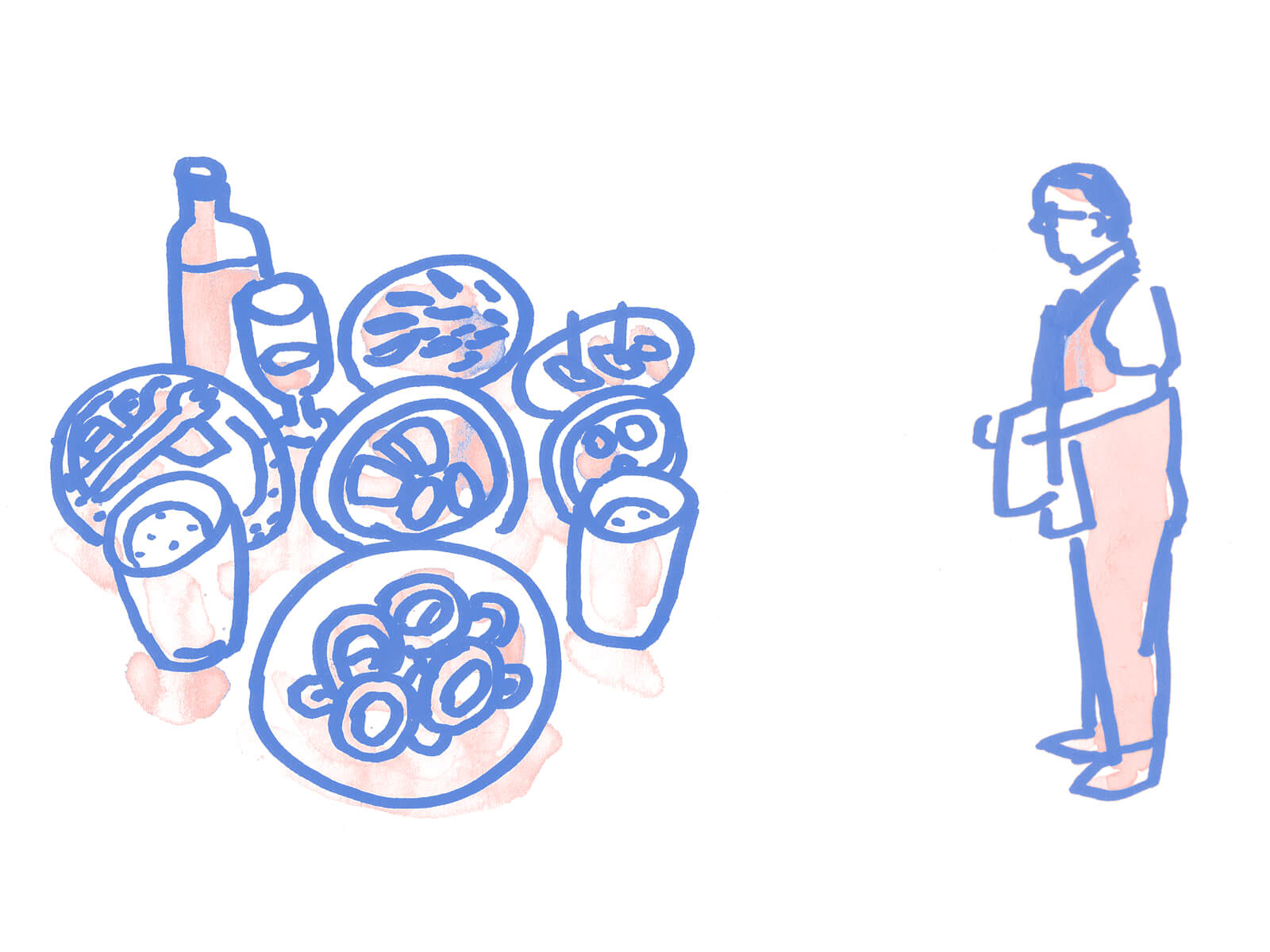 STORY Pol Montserrat illustrations. Illustrations for a city guide edited by Story: We Produce, a production company based in Barcelona. In each article, a member of the company talks about Barcelona, telling stories and recommending places. The illustrations aim to transmit the intimate and personal point of view of the articles.